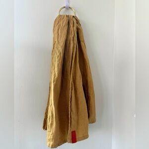 Sakura Bloom Marigold Yellow Linen Ring Sling!